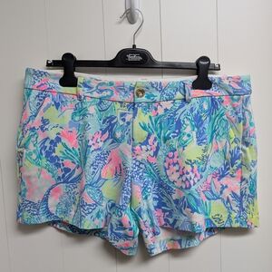Lilly Pulitzer Callahan Stretch 5" Shorts,sz 14